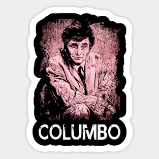 Decoding Crime With Columbo A Sleuth's Signature Approach Sticker